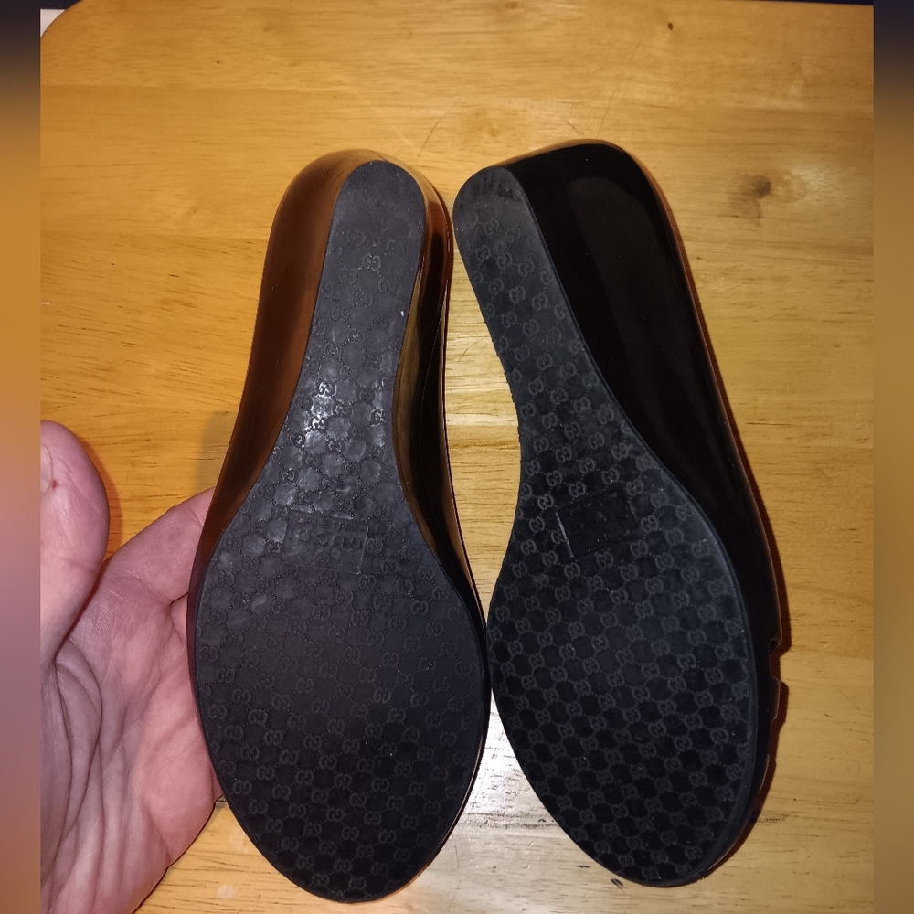 Gucci GG Rubber Wedges Size 5 1/2 - Picture 4 of 4